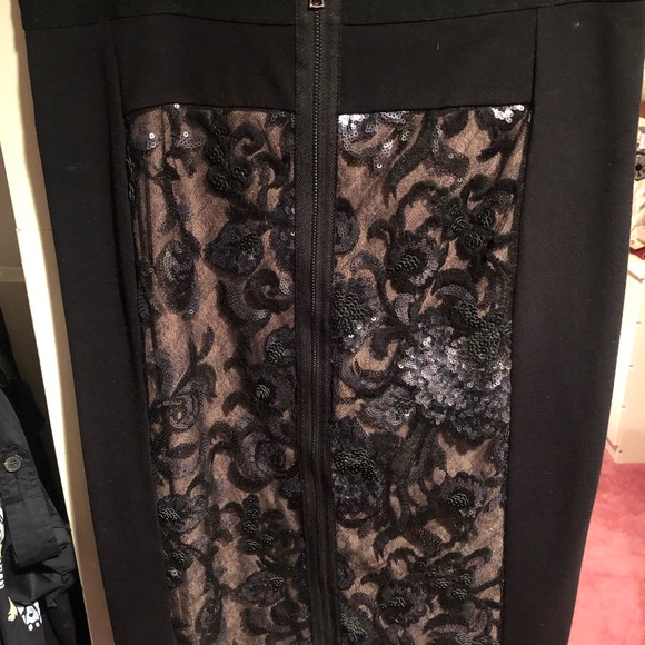 BCBGMAXAZRIA sequin pencil skirt - Picture 2 of 10